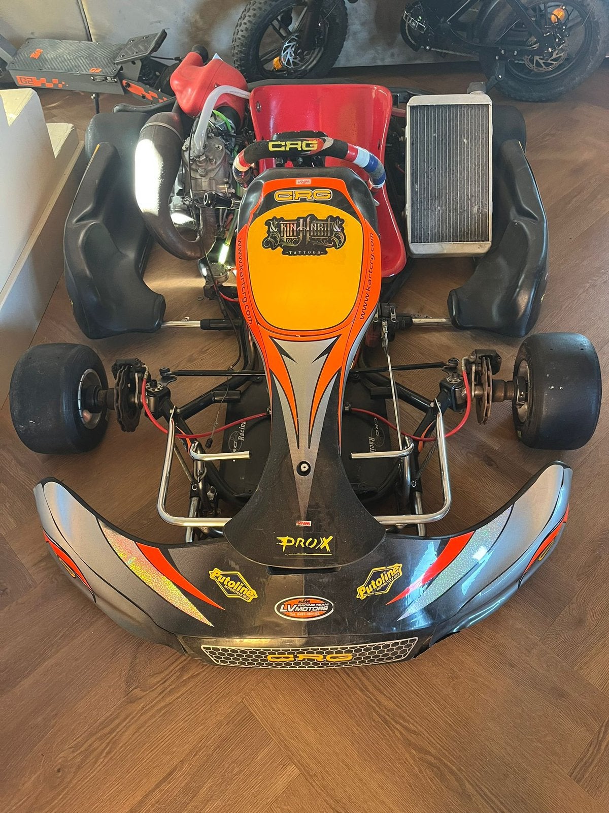 CRG schakel Kart 140 cc, Ophalen, Zo goed als nieuw, Kart