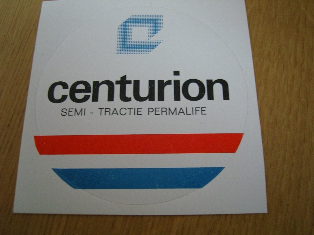 sticker CENTURION semi trctie permalife, Ophalen, Zo goed als nieuw
