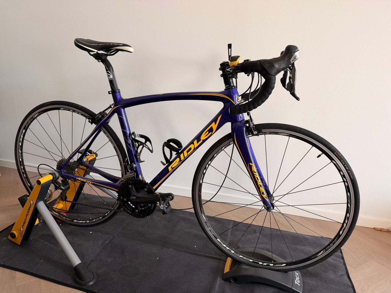 Ridley Fenix carbon, shimano 105, wielrenfiets maat 50, Ophalen, Gebruikt