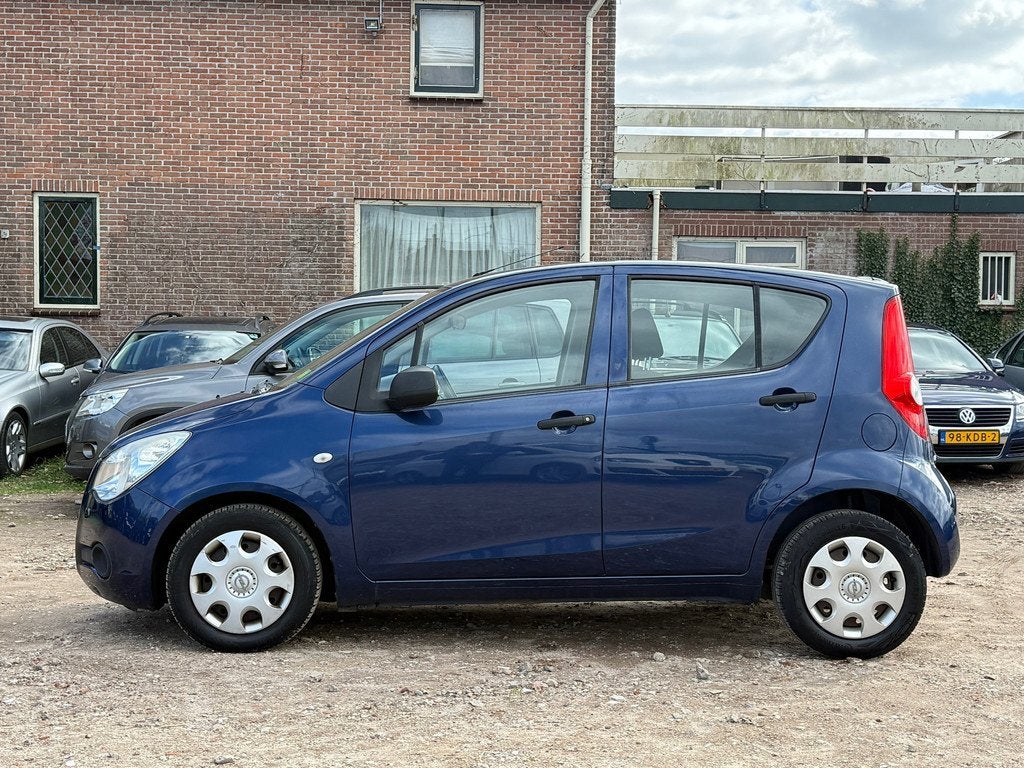 Opel Agila 1.0 Essentia/ HOGE INSTAP/ LAAG KM, Airbags, Gebruikt, 31 €/maand, Blauw
