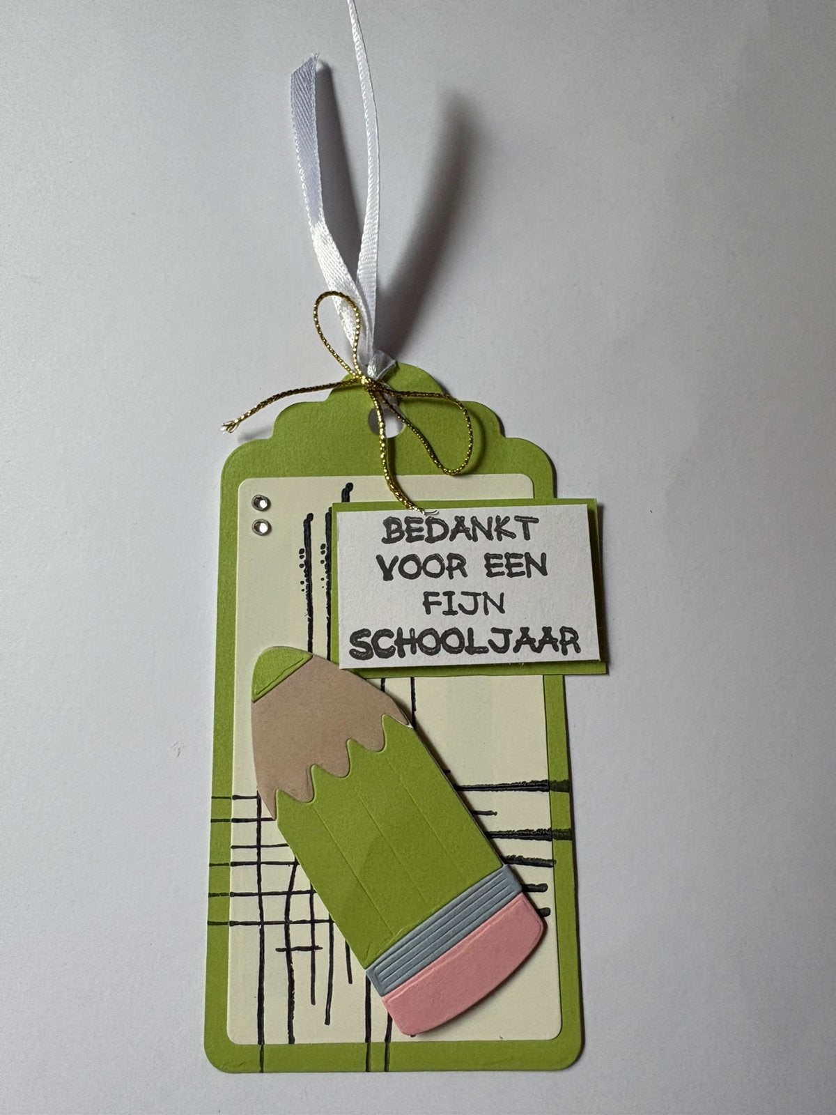 Label bedankt voor het schooljaar 4, Ophalen of Verzenden, Zo goed als nieuw