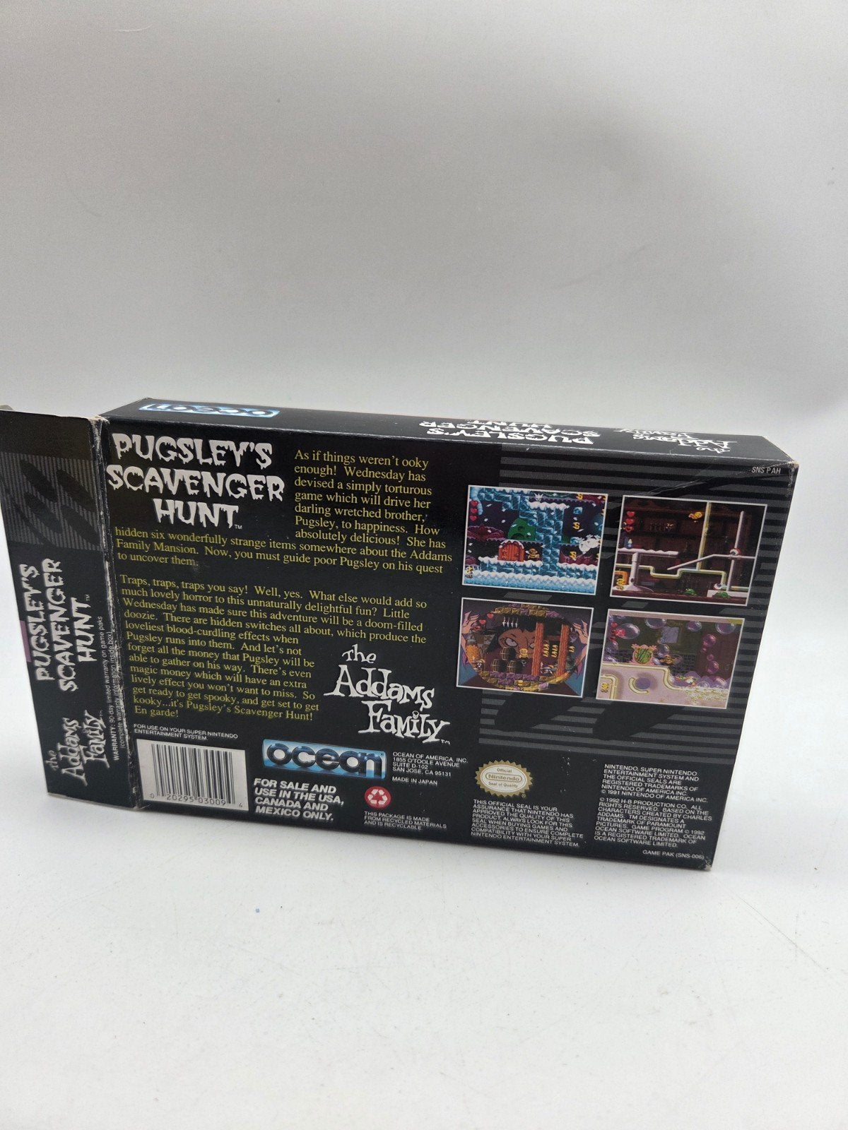 Pugsley's Scavenger Hunt SNES - The Addams Family, Spelcomputers en Games, Gebruikt, 1 speler, Ophalen of Verzenden, Info@ocean-software.com