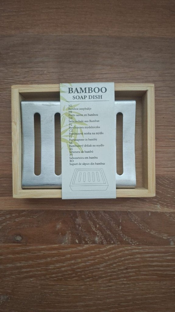 Bamboe zeephouder partij, Bruin, Overige merken, Nieuw, Zeepdispenser/zeepbakje