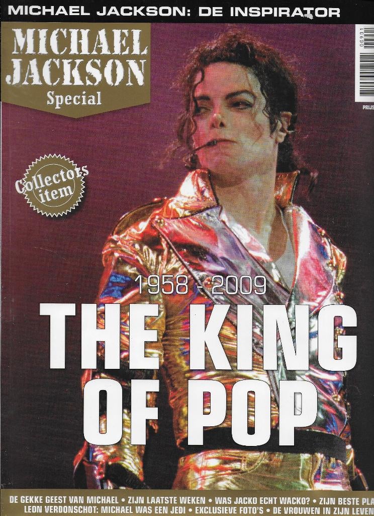 Bo30: michael jackson special: de inspirator (1958-2009), Ophalen of Verzenden, Gelezen, Artiest