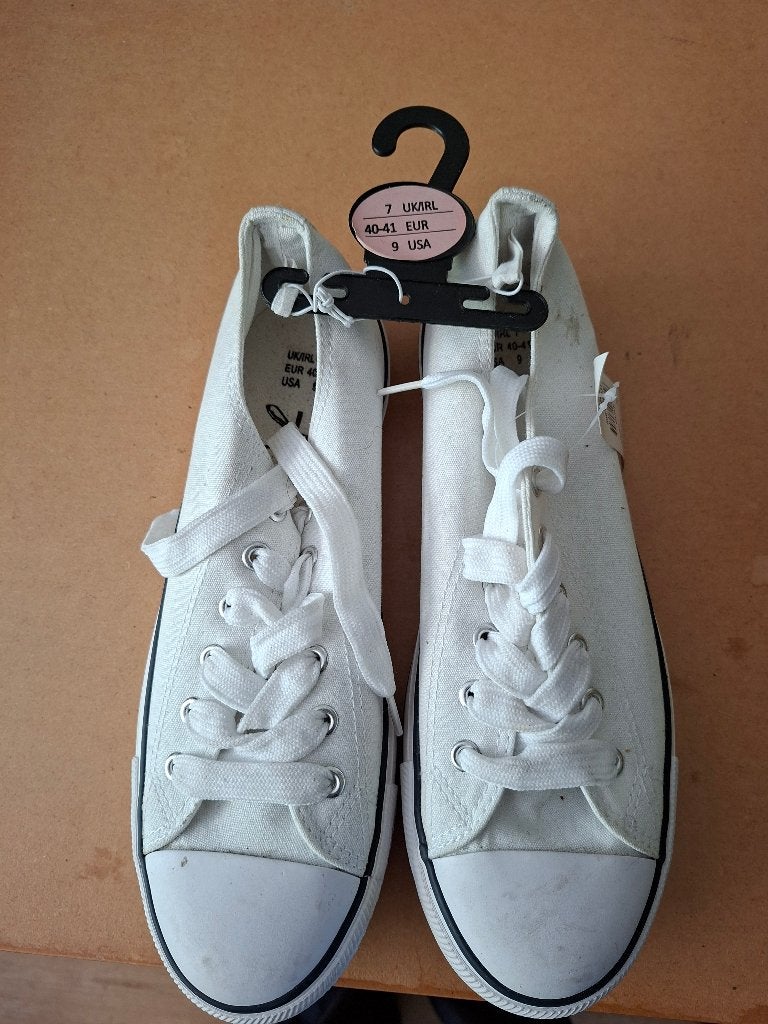 Witte gympen maat 40-41, Kleding | Dames, Ophalen, Primark, Wit, Nieuw