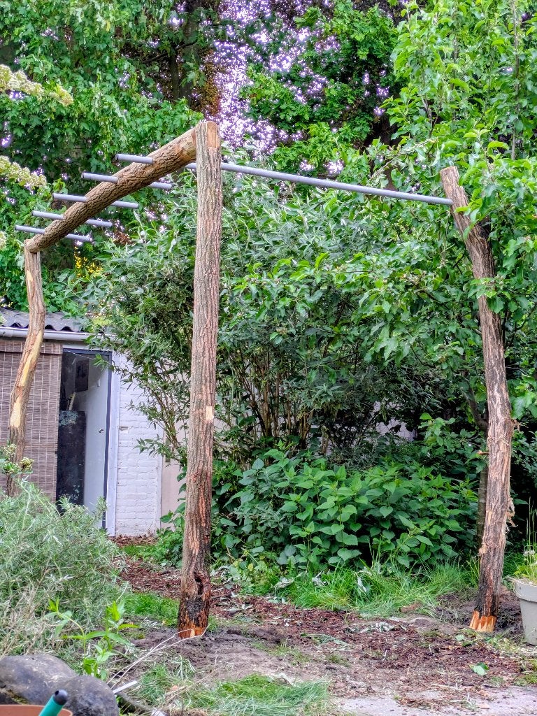 Klimrek & Calisthenics voor de Tuin - Natuurlijk Hout, Ophalen