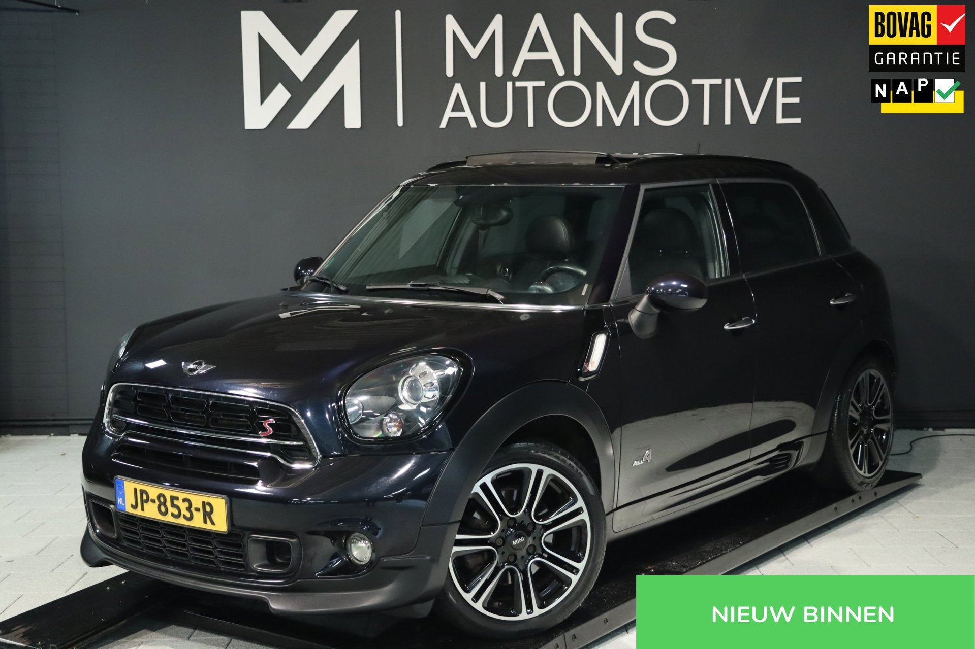 Mini Countryman 1.6 Cooper S ALL4 Chili / PANO / KEYLESS / H, Auto's, Automaat, Dealer onderhouden, Zwart, Vierwielaandrijving