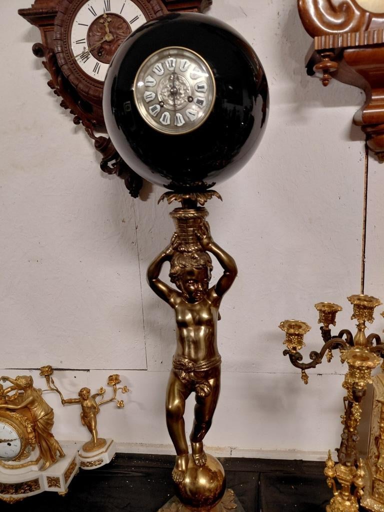 Bronze klok, Antiek en Kunst, Antiek | Klokken, Ophalen of Verzenden