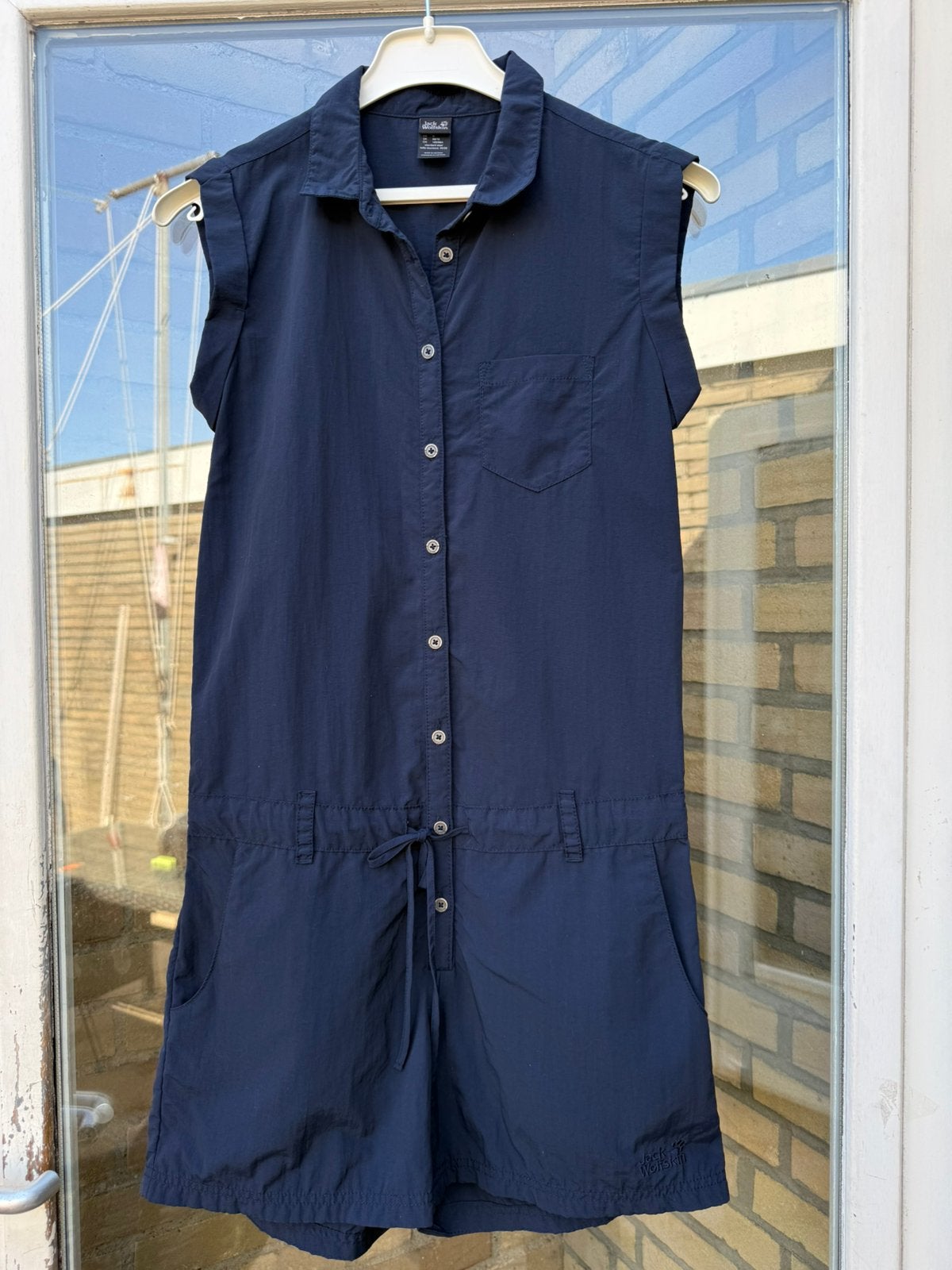 Jack Wolfskin Kalahari Jumpsuit Women ( maat S), Verzenden, Maat 36 (S), Blauw