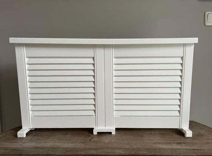 Luik / shutter hout raamdecoratie, Ophalen, Gebruikt