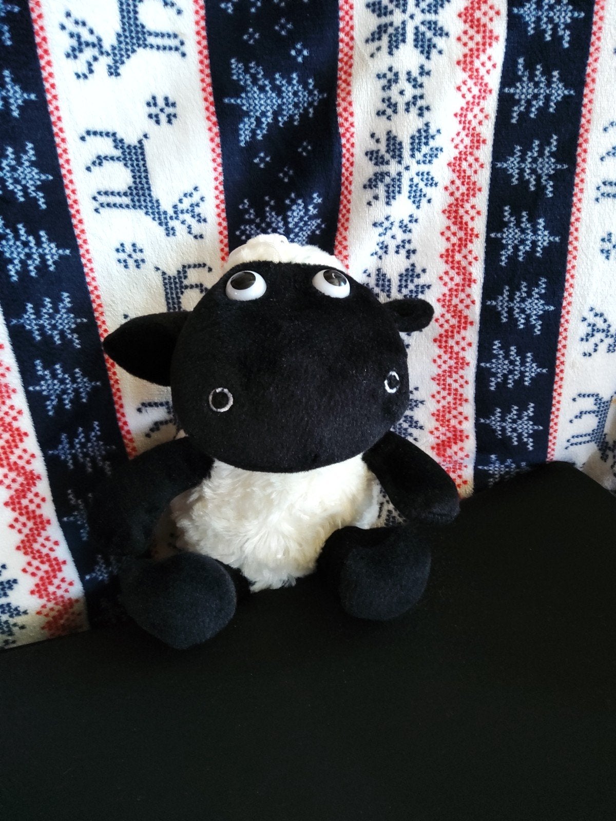 Shaun het Schaap knuffel - Zo goed als nieuw, Overige merken, Overige karakters, Overige typen, Zwart
