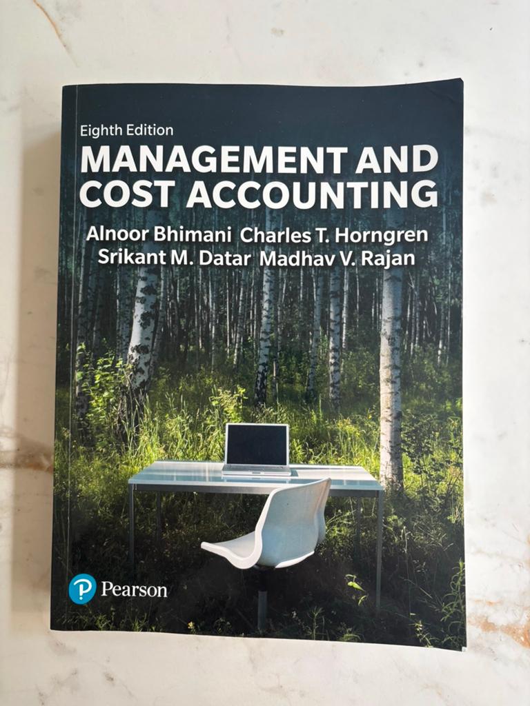 Management and Cost Accounting - 8e editie, Ophalen of Verzenden, Gamma, Zo goed als nieuw, WO