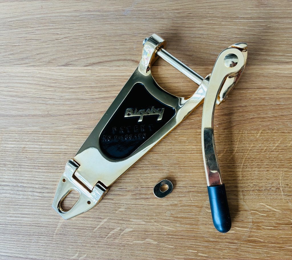 Bigsby B6 G Gold Vibrato for Gretsch, Gibson 335, Muziek en Instrumenten, Verzenden, Zo goed als nieuw, Semi-solid body, Overige merken