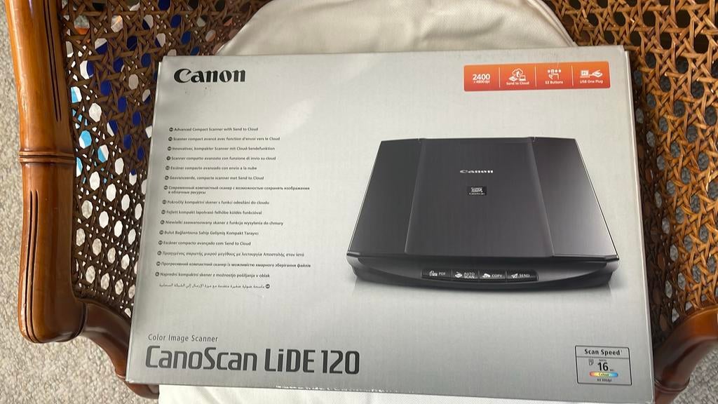 Canon CanoScan LiDE 120 kleurenbeelden scanner, Computers en Software, Ophalen of Verzenden, Gebruikt, Flatbedscanner, Windows