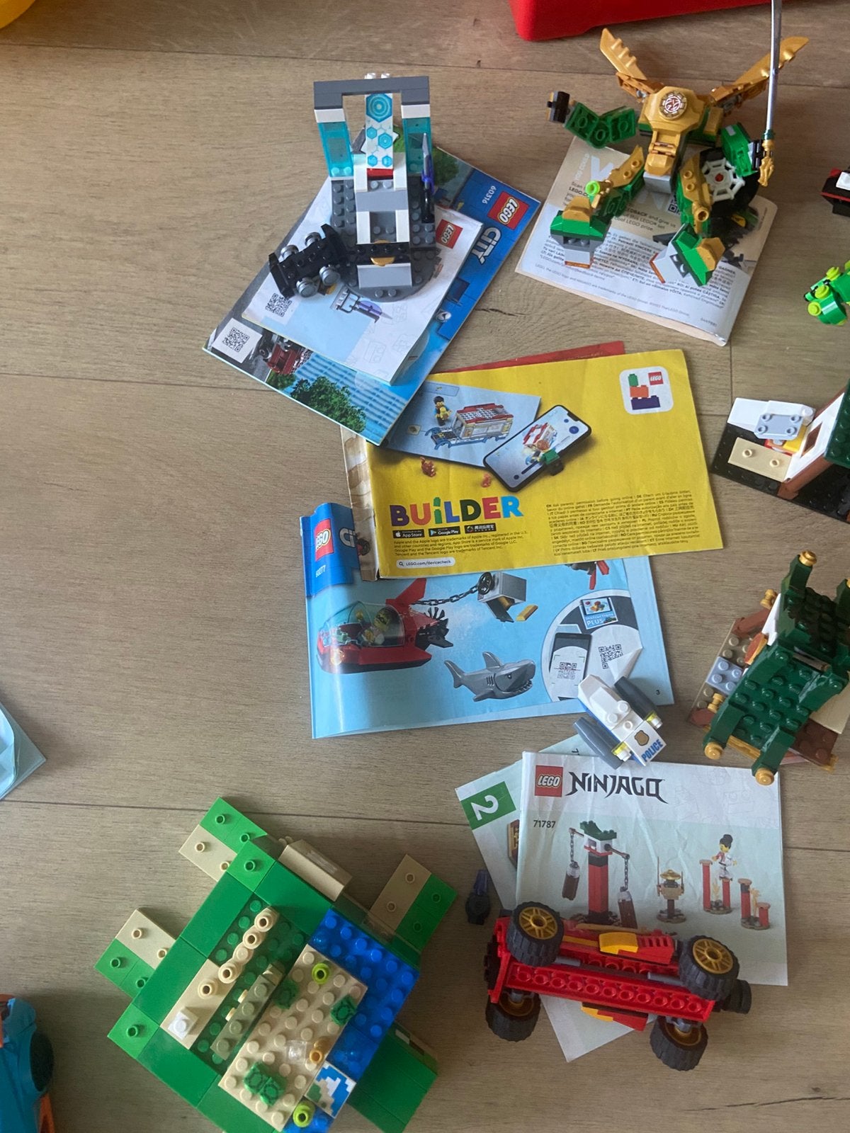 Grote partij Lego City Ninjago Speed minifiguren opbergbox, Ophalen, Zo goed als nieuw