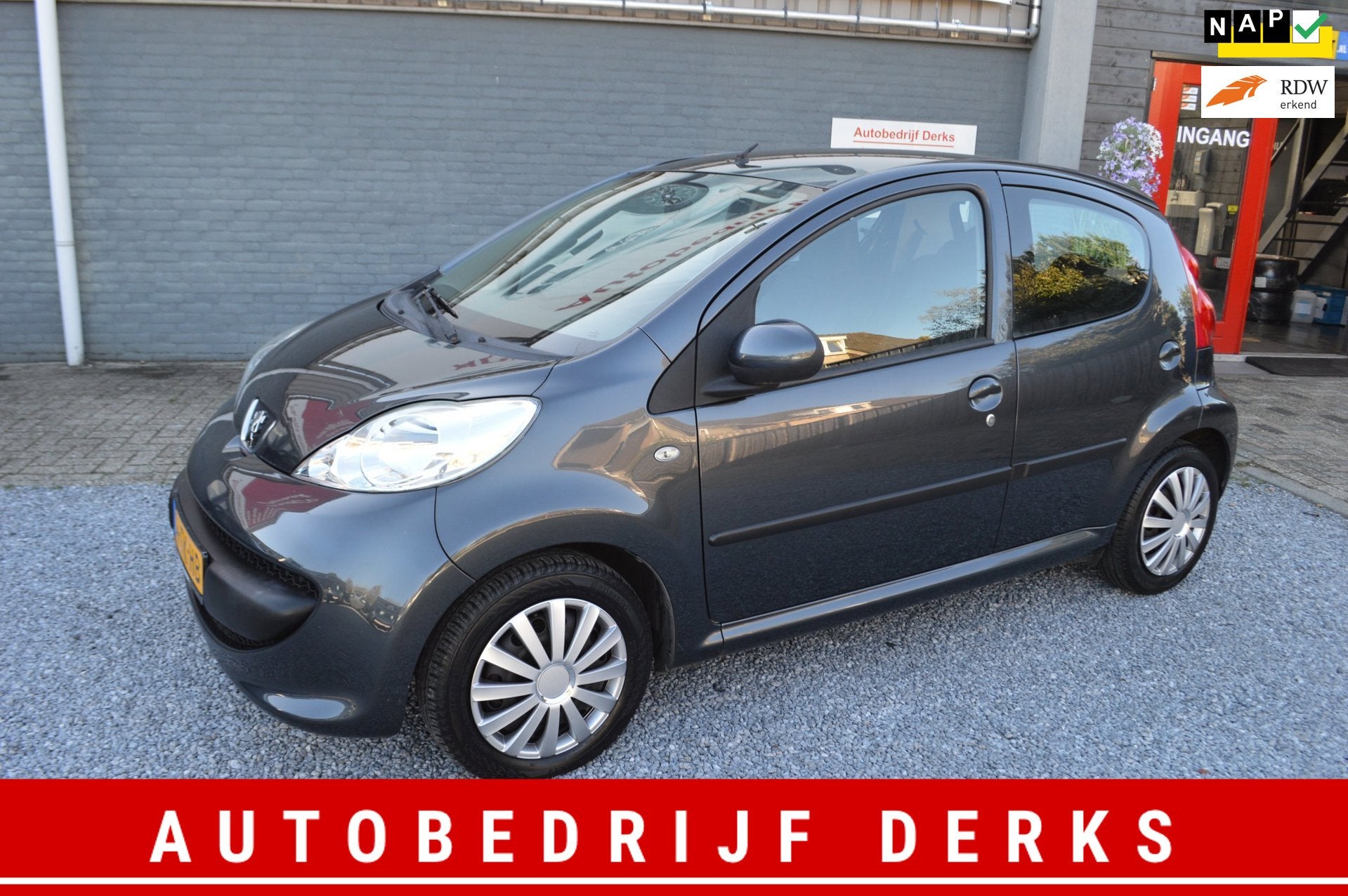 Peugeot 107 1.0-12V XS | Airco | Automaat | 5 Drs | Garantie, Auto's, Stof, Gebruikt, 4 stoelen, Origineel Nederlands