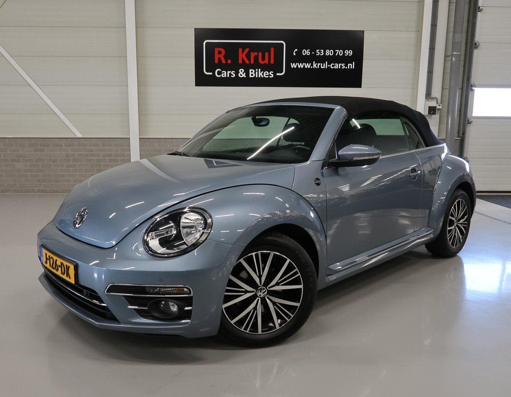 Volkswagen Beetle Cabriolet 1.2 TSI Sound Airco-ecc Navigati, Auto's, Volkswagen, Voorwielaandrijving, Stof, Gebruikt, 4 cilinders