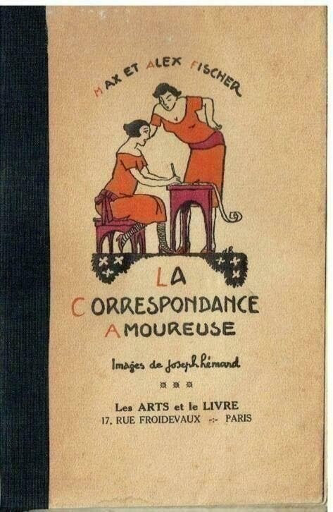 Max et Alex Fischer La Correspondance amoureuse 1927 Hémard, Ophalen of Verzenden