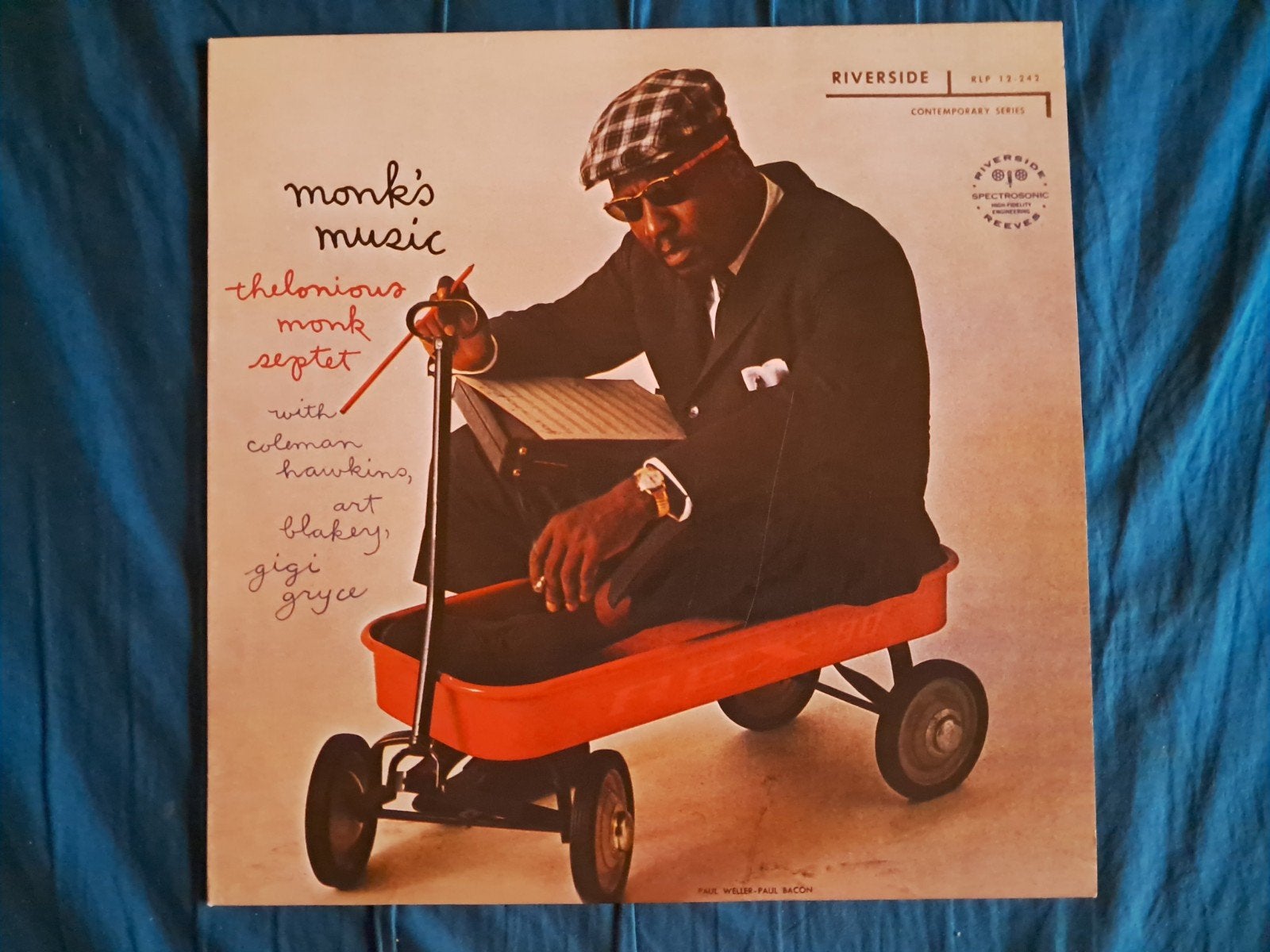 Thelonious Monk Septet - Monk's Music LP, Cd's en Dvd's, Vinyl | Jazz en Blues, LP, Verzenden, Zo goed als nieuw, 12 inch