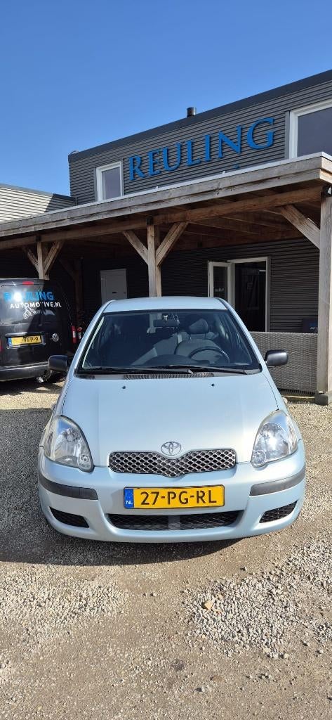 Toyota Yaris 1.0 16V Vvti 3DR 2004 Blauw, Auto's, Stof, 31 €/maand, 4 cilinders, Blauw