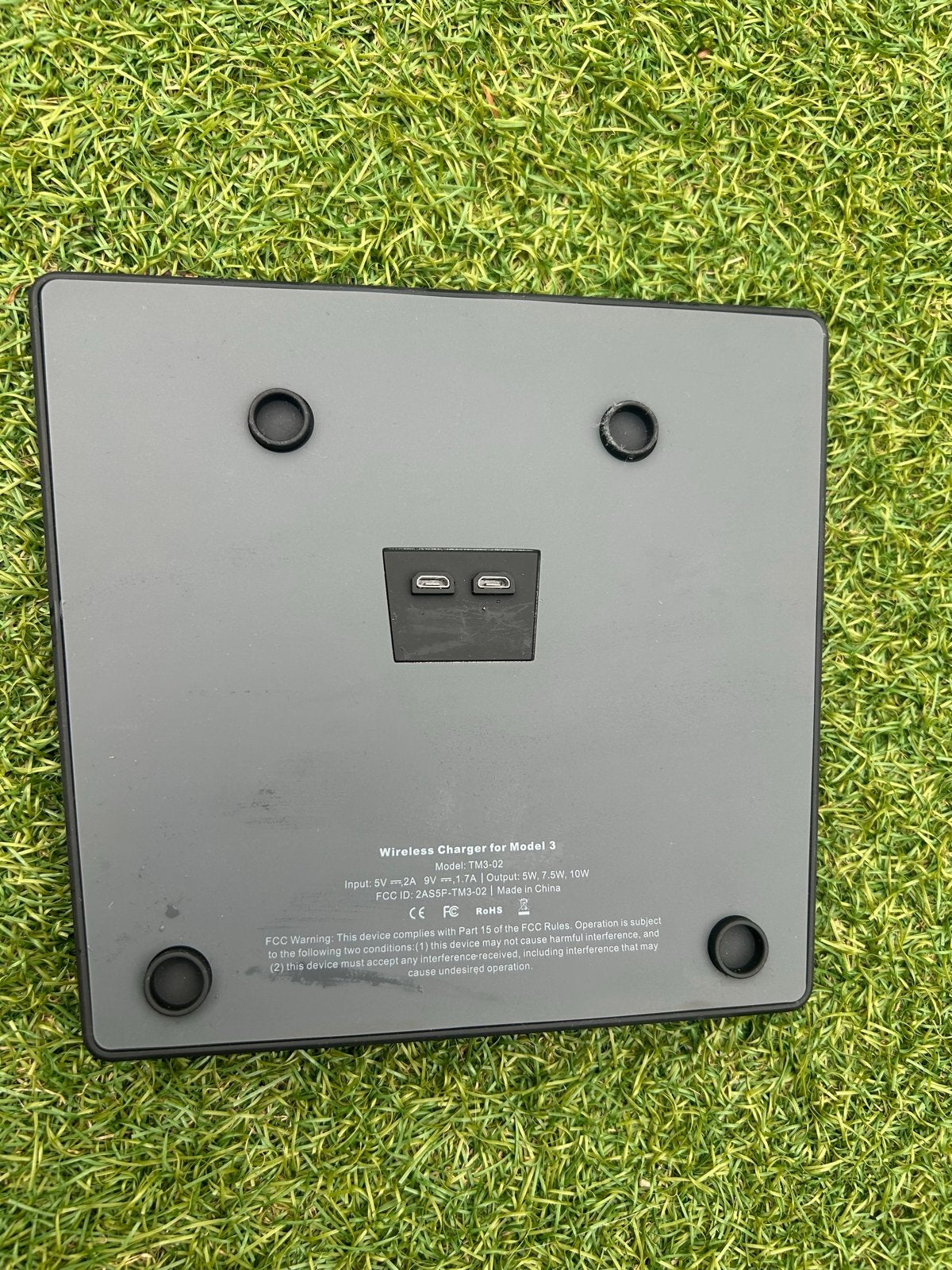 Tesla Model 3 Dubbele Draadloze Oplader Middenconsole, Auto diversen, Ophalen of Verzenden, Gebruikt