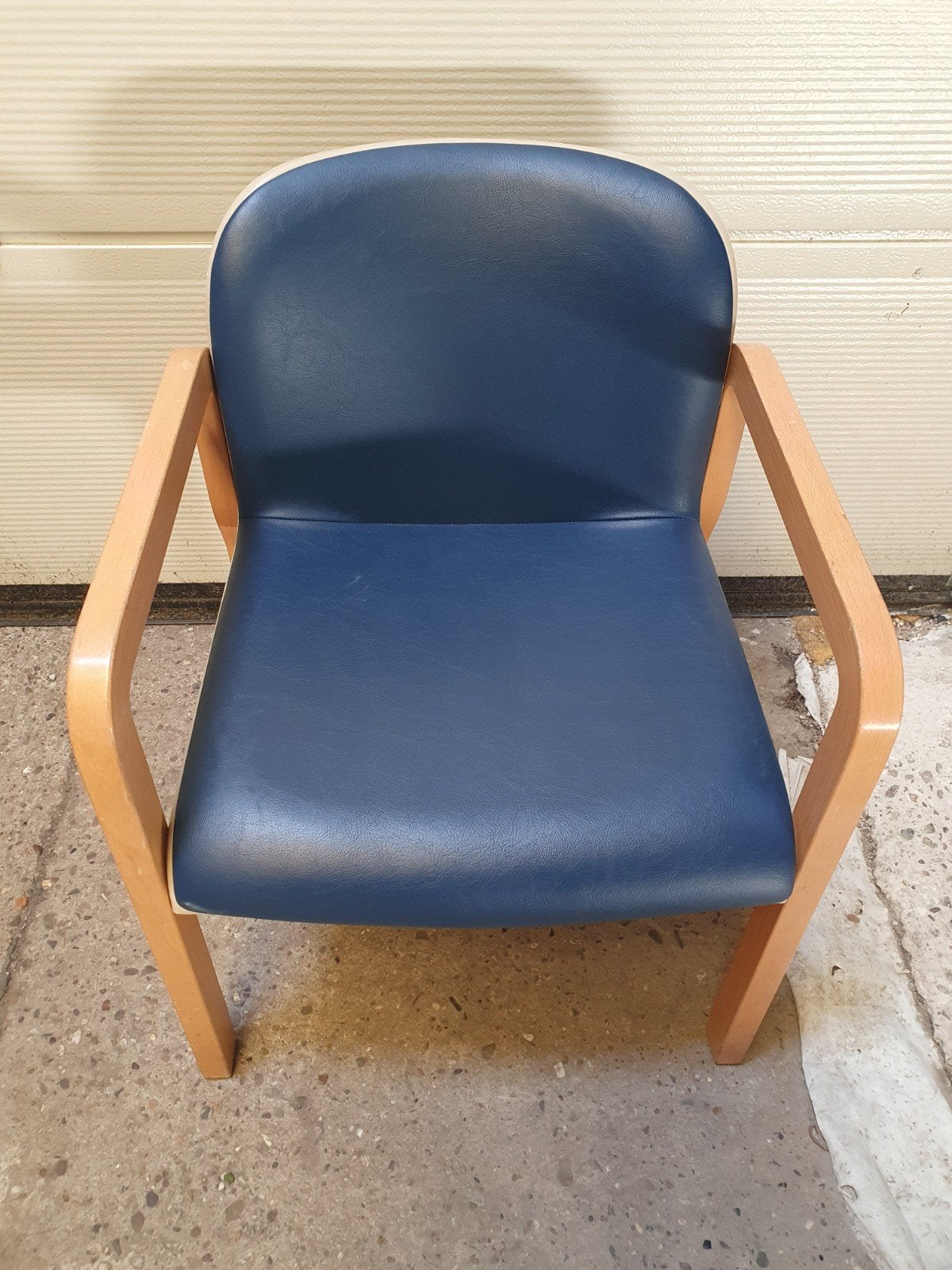 Vintage Kembo stoel - Design J.B. Meijer, Ophalen, Gebruikt, Blauw, Eén