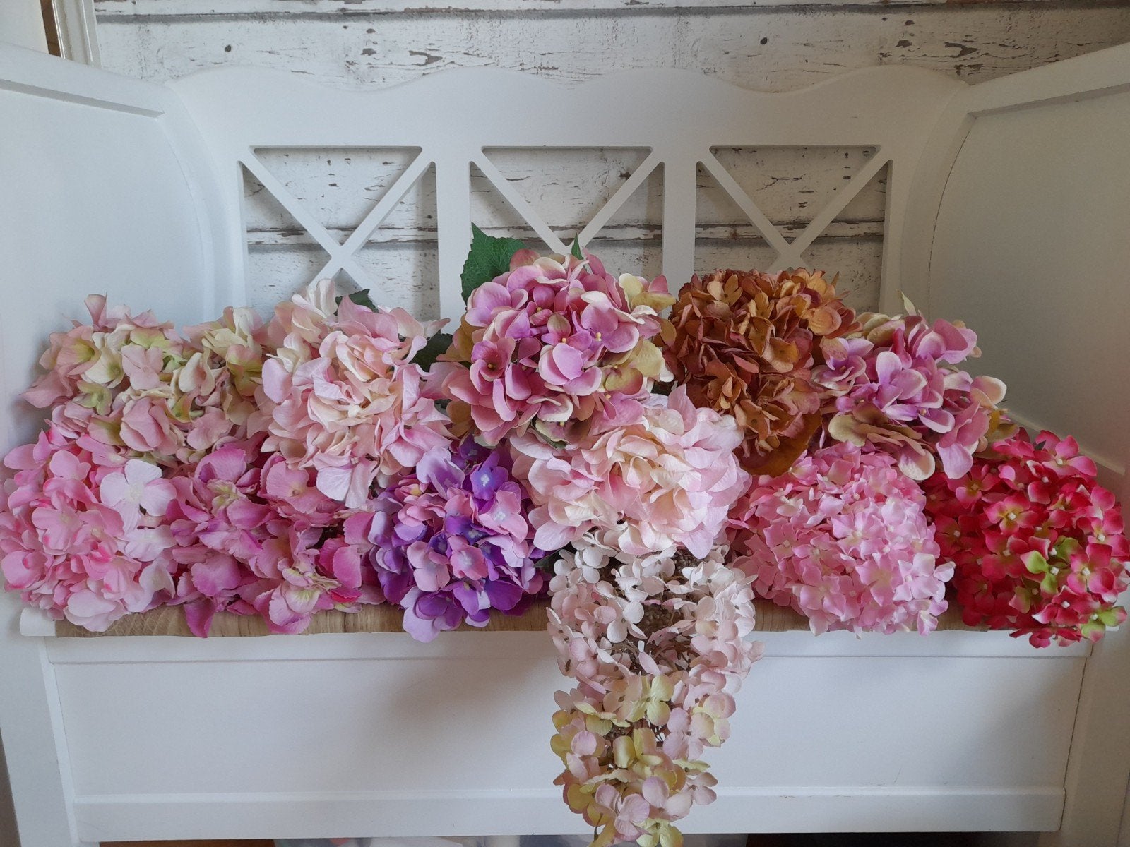 Gave hortensia en pluimhortensia kunstbloemen, Verzenden