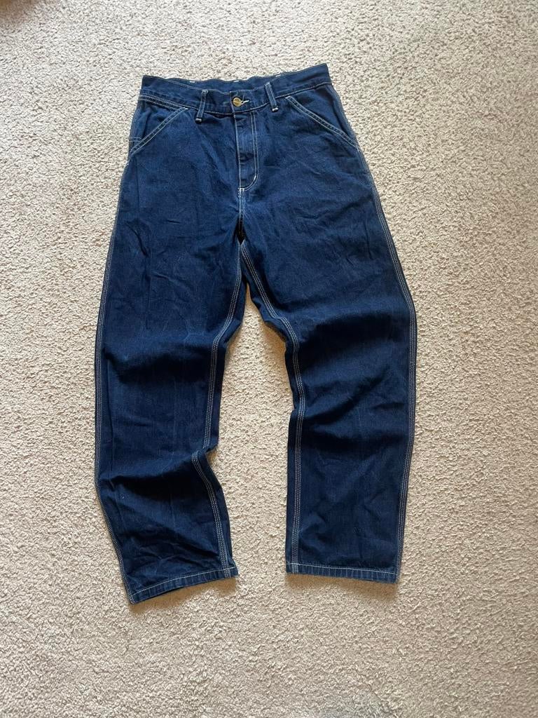 Carhartt broek, Ophalen of Verzenden, Zo goed als nieuw, Blauw, W32 (confectie 46) of kleiner