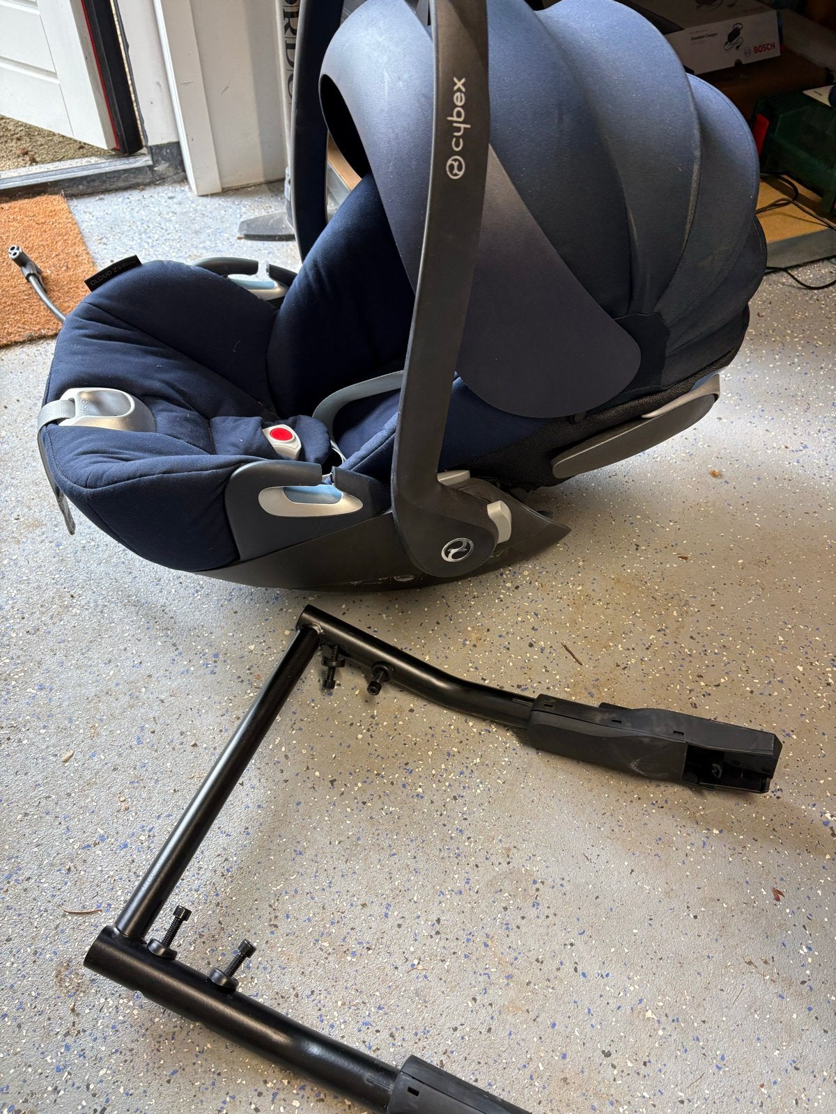 Maxi-Cosi beugels + cybex maxicosi  Gazelle Makki bakfiets, Fietsen en Brommers, Fietsen | Bakfietsen, Ophalen, Gebruikt, 1 kind
