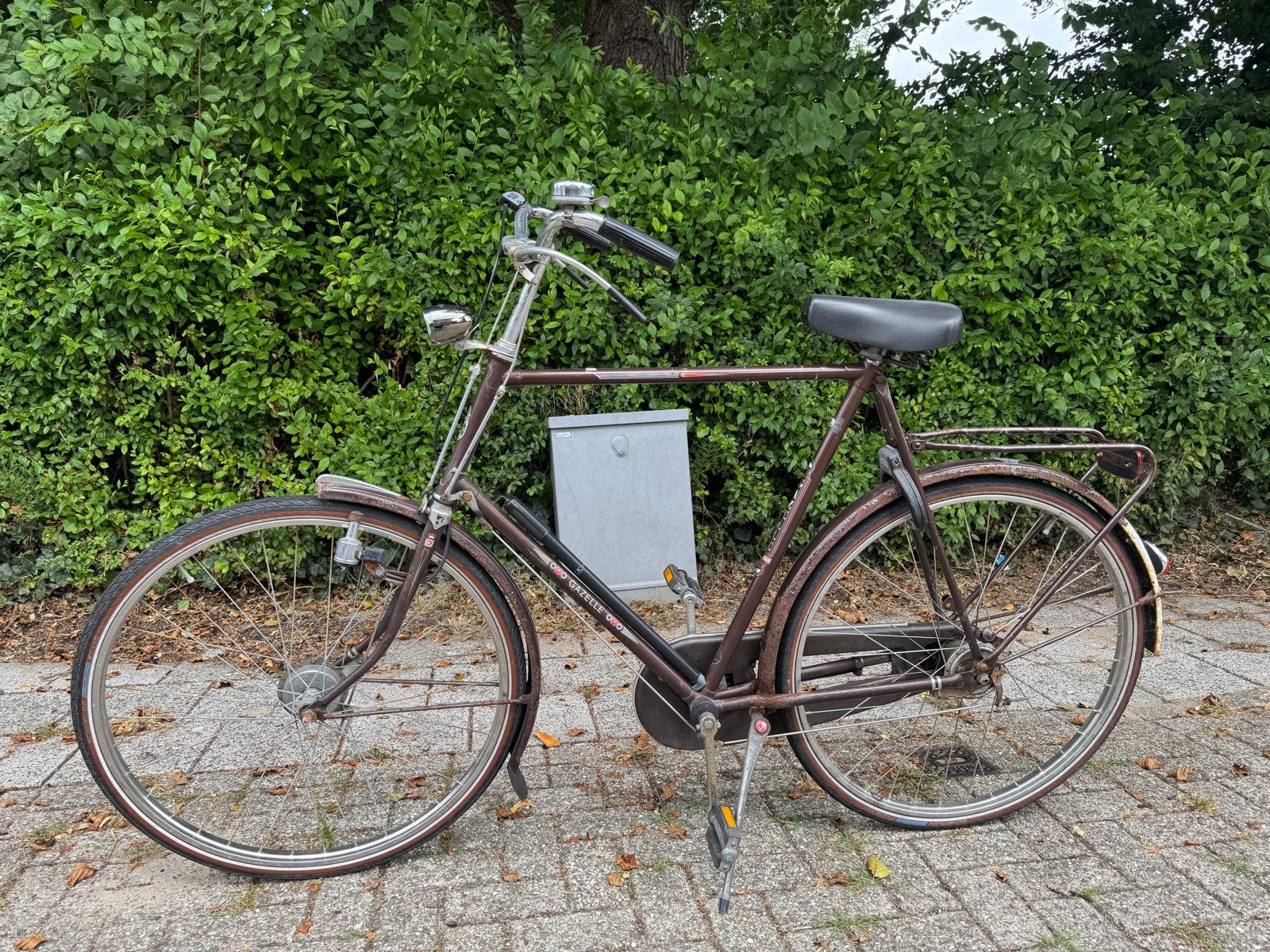 Vintage Gazelle Populair herenfiets - 28 inch, framemaat 66, Ophalen, Gebruikt, 65 cm of meer, Gazelle