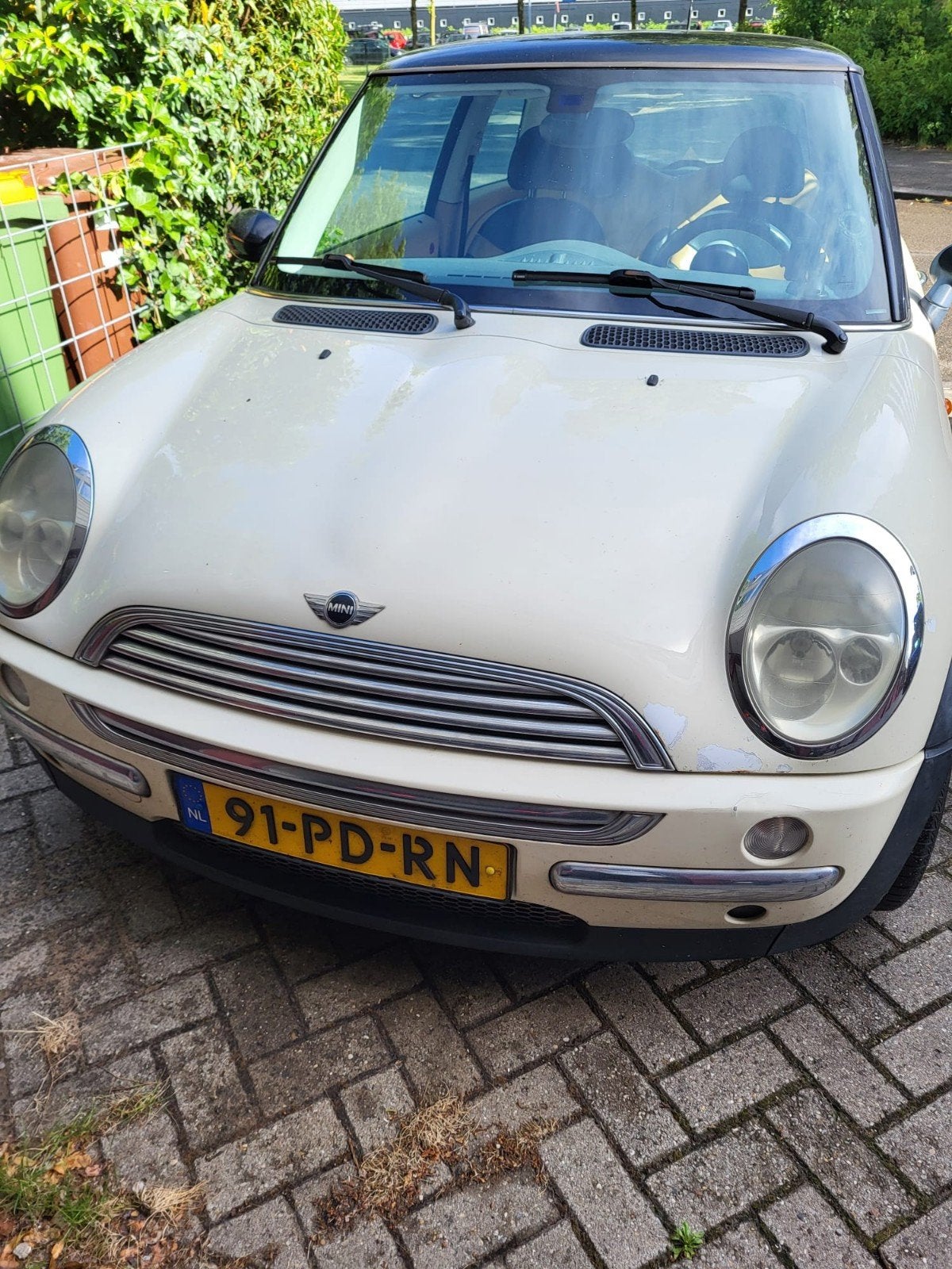 Mini 1.6 16V Cooper AUT 2004 Wit, Auto's, Mini, Overige modellen, 4 cilinders, 4 stoelen, Wit