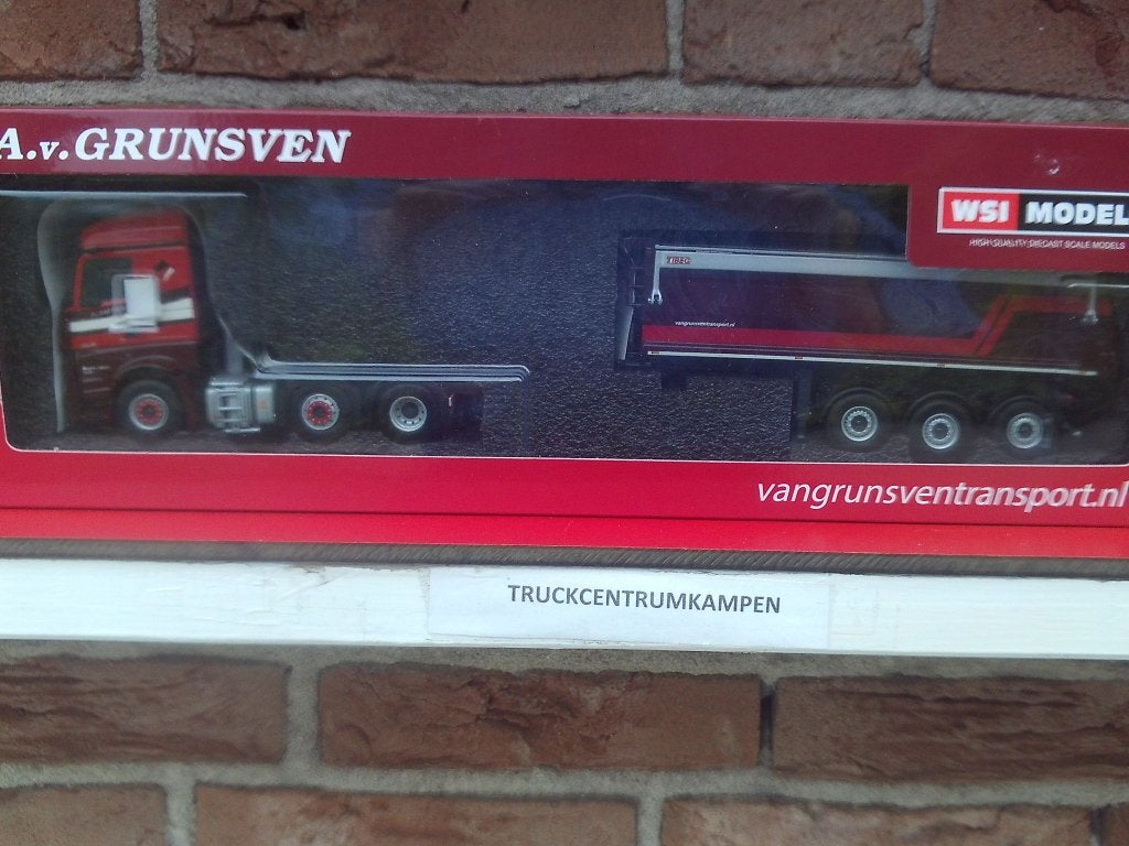 WSI  Mercedes  Benz  Actros  van  A.  van  Grunsven., Ophalen of Verzenden, Nieuw, Bus of Vrachtwagen, Wsi