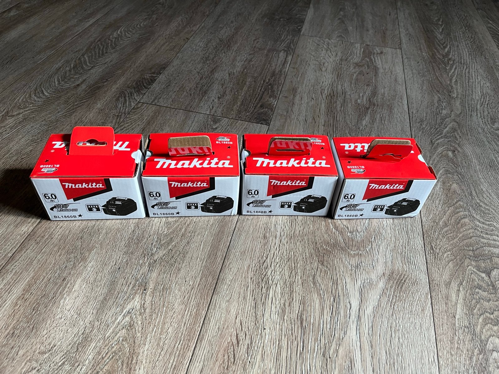 4x Makita Accu 6.0Ah (ook per stuk), Ophalen of Verzenden, Nieuw, Overige merken, Overige typen