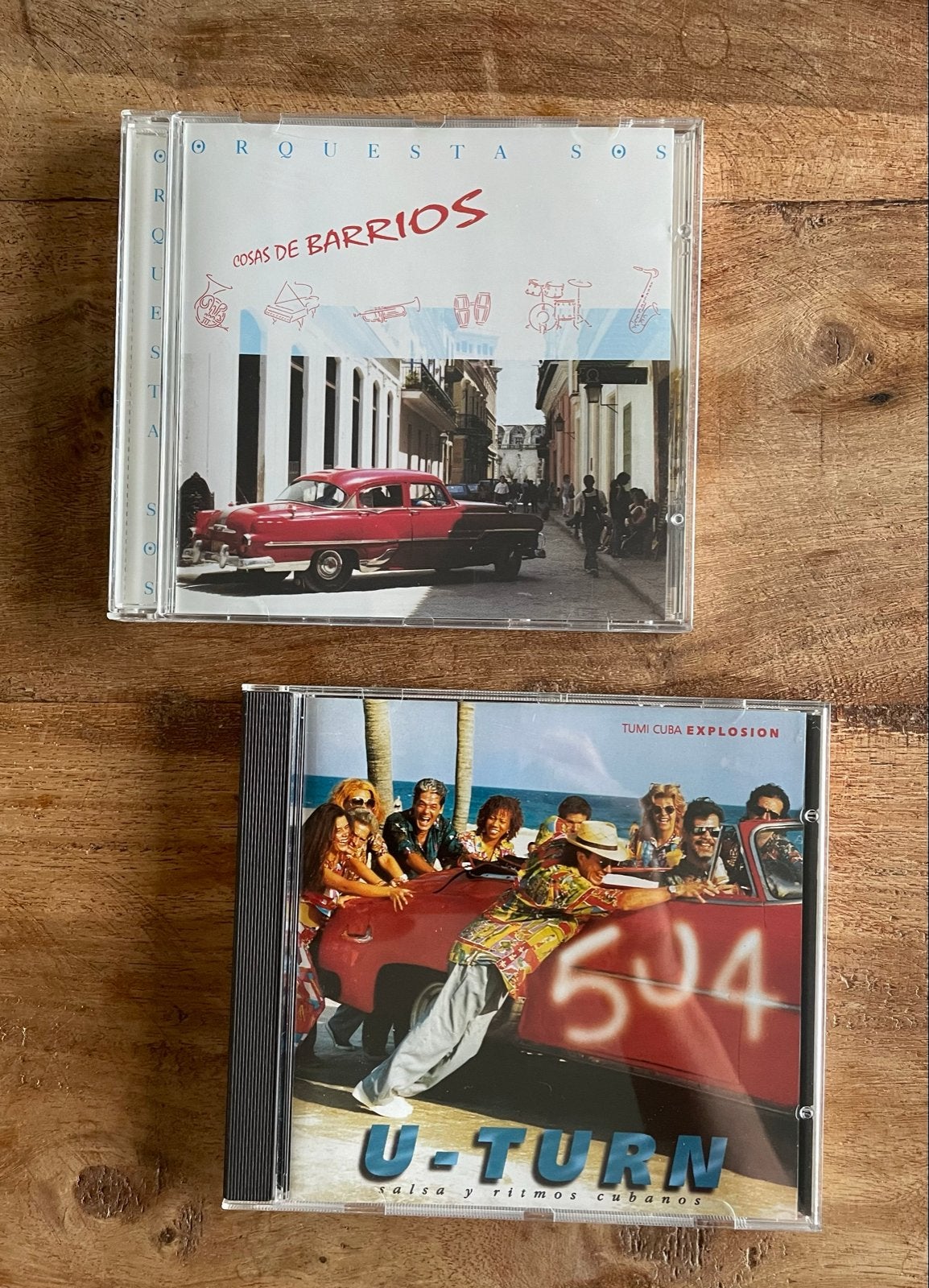 2 Cubaanse CD's: Orquesta SOS & Tumi Cuba Explosion, Ophalen of Verzenden, Zo goed als nieuw, Latijns-Amerikaans, Inclusief doosje