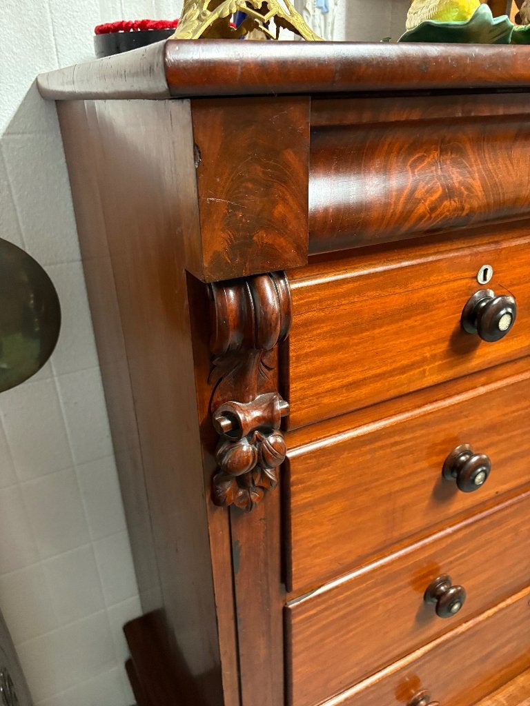 Engelse commode – Victoriaans, mahonie (ca. 1850–1880), Antiek en Kunst, Ophalen