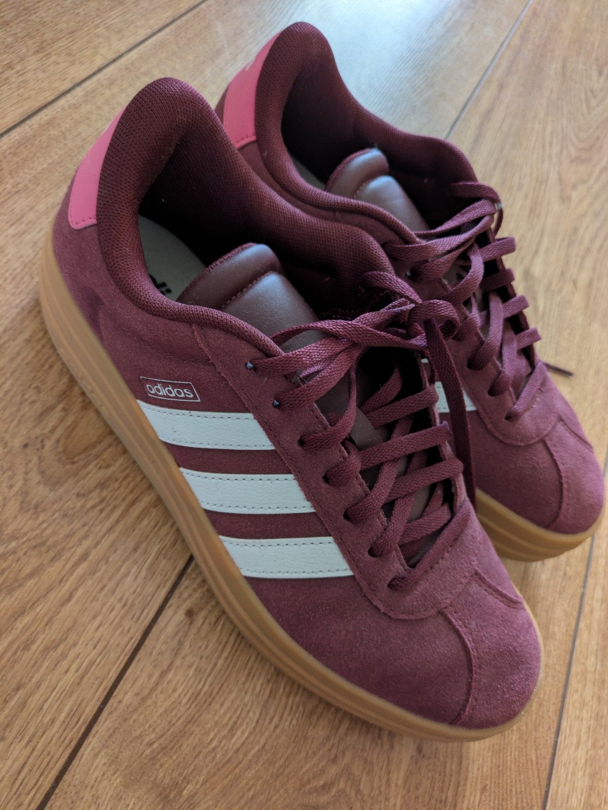 Adidas sneakers maat 40 - nauwelijks gedragen, Adidas, Ophalen of Verzenden, Roze, Sneakers of Gympen
