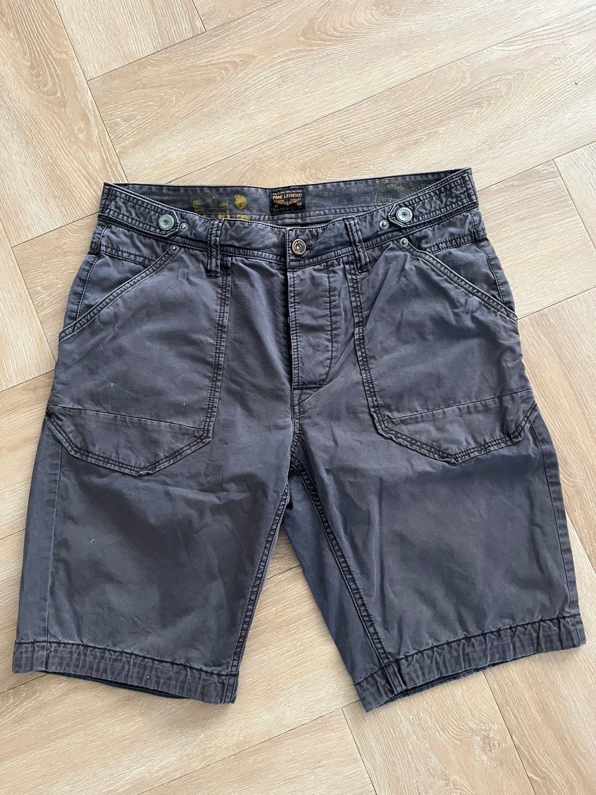 PME KORTE BROEK GRIJS - MAAT 32, Ophalen of Verzenden, Zo goed als nieuw, Grijs