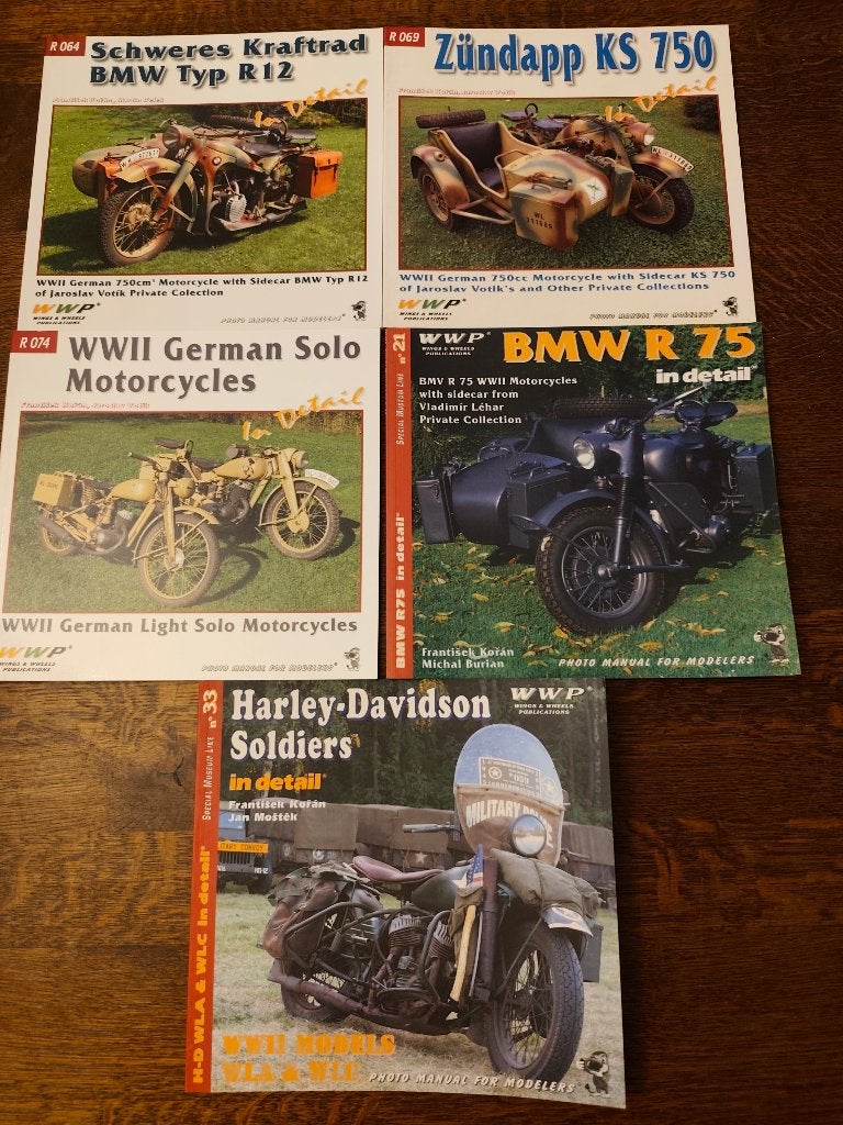 Diverse boeken motoren zündapp, bmw, Harley Davidson,WwII, Ophalen, Zo goed als nieuw