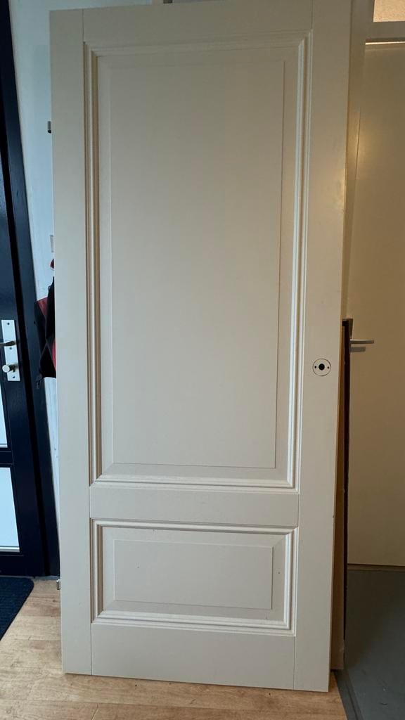 Mooie opdekdeur, Doe-het-zelf en Verbouw, Deuren en Horren, Ophalen, Gebruikt, 80 tot 100 cm, Binnendeur