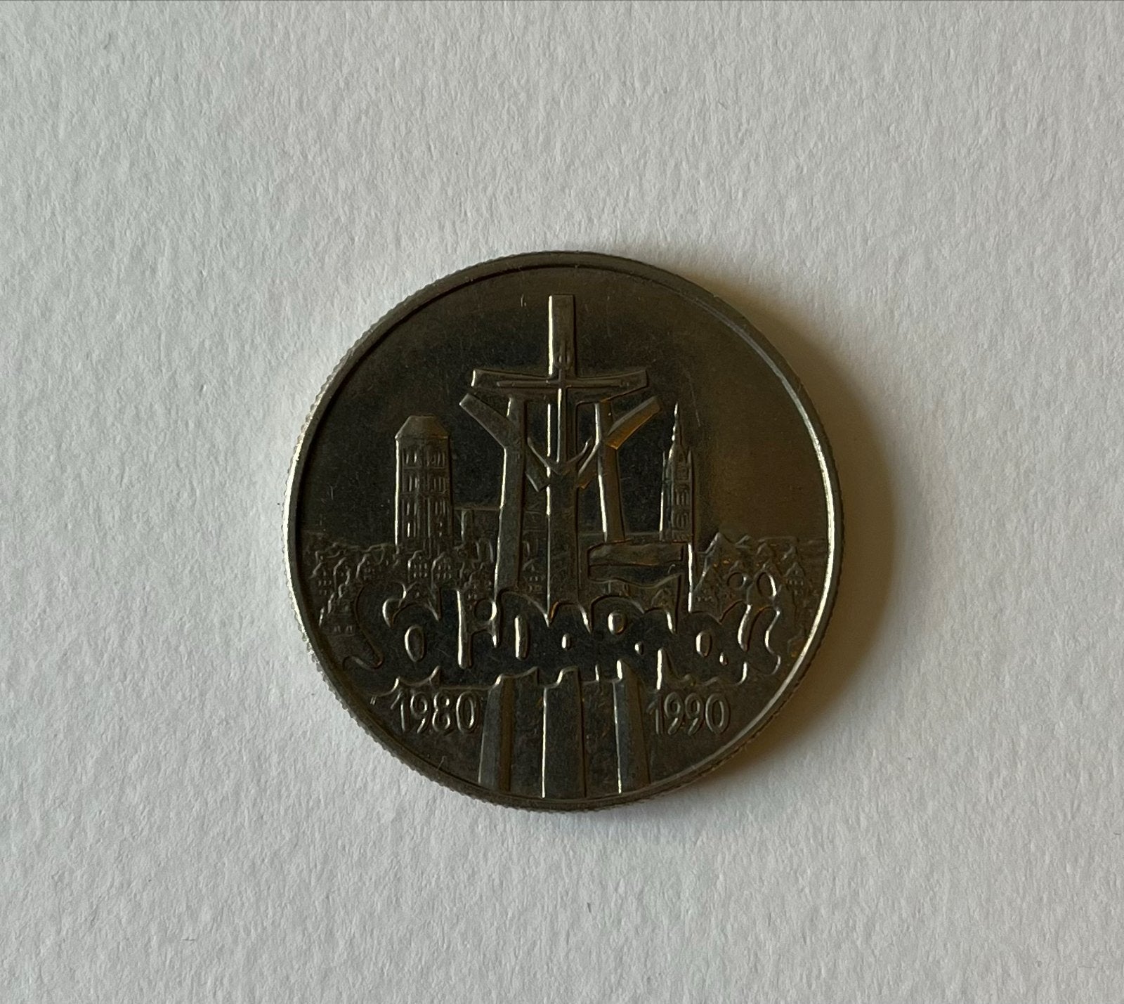 Polen 10000 Zloty 1990 (Herdenkingsmunt), Ophalen of Verzenden, Polen, Losse munt