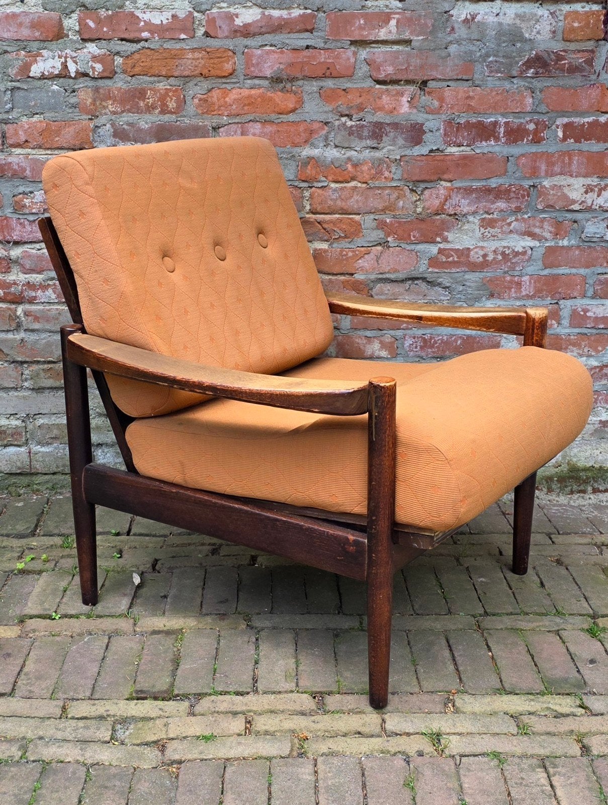 Vintage, design fauteuil.  Jaren 60, Huis en Inrichting, Ophalen