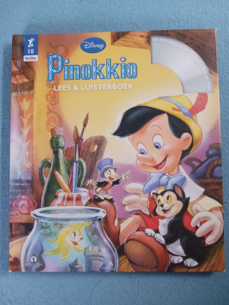 Disney gouden boekje nr 10 – Pinokkio, Ophalen of Verzenden, Zo goed als nieuw