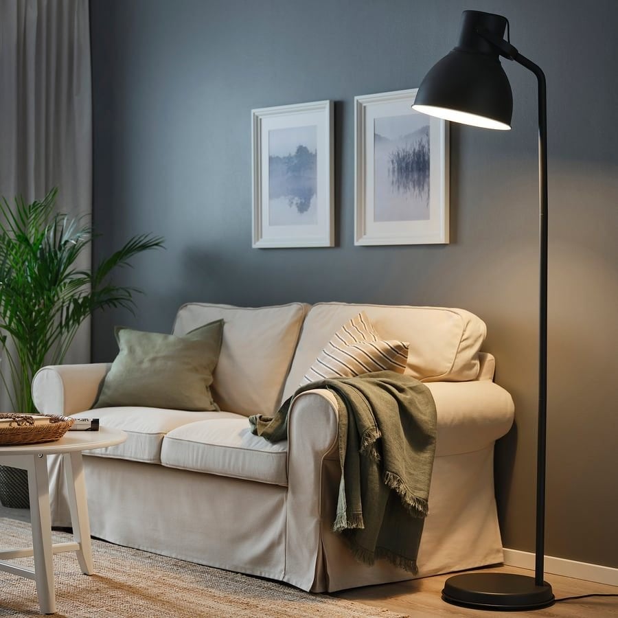 IKEA staande lamp Hektor, Ophalen, Zo goed als nieuw, 150 tot 200 cm