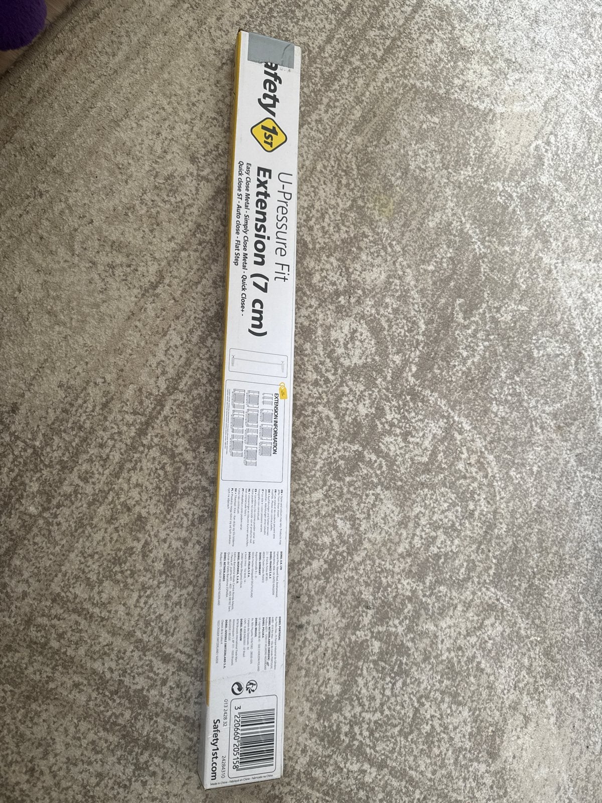 Safety 1st U-Pressure Fit Verlengstuk 7 cm, Overige typen, Nieuw, Ophalen of Verzenden, Metaal of IJzer