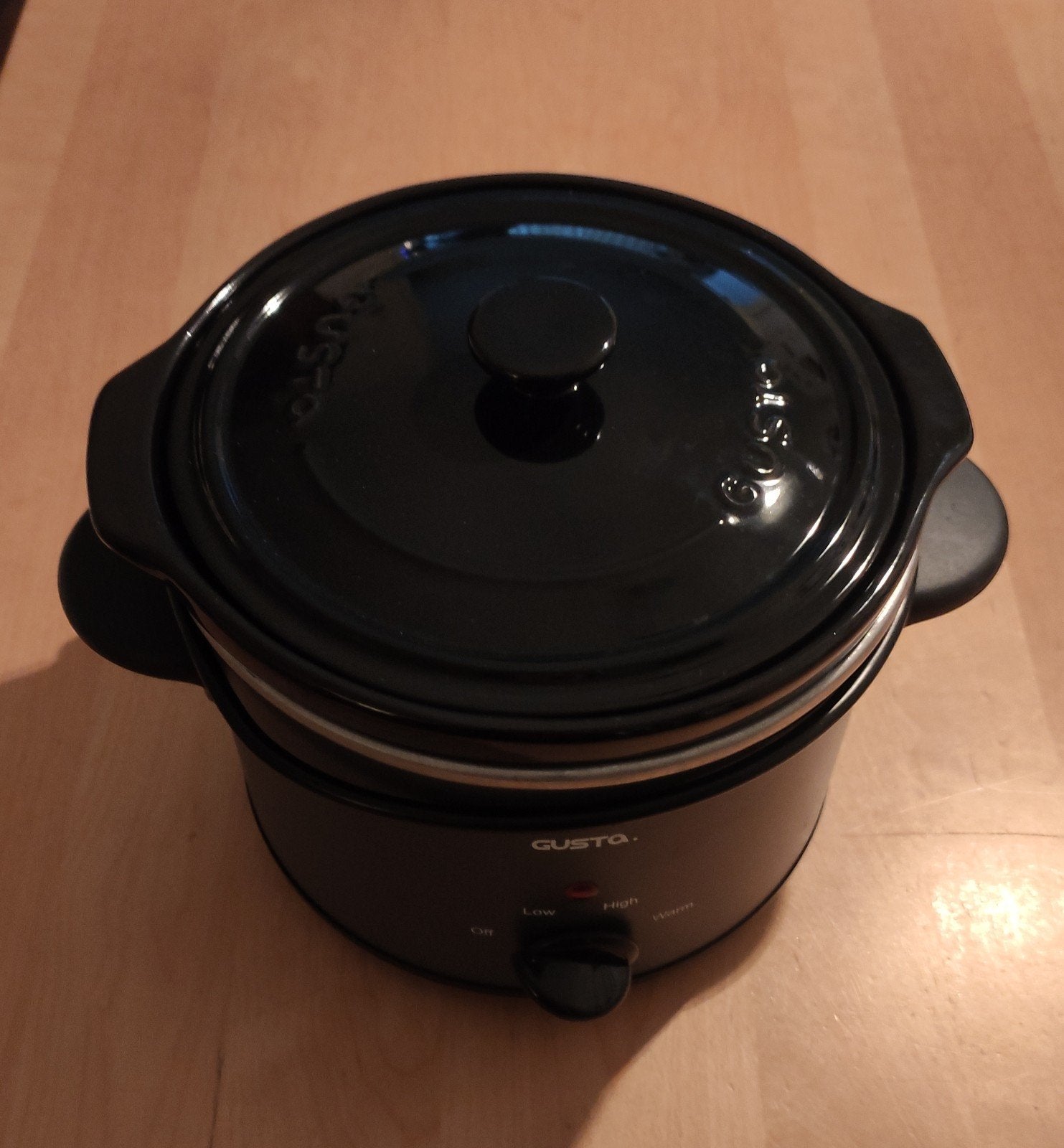 Gusta slowcooker 2,5 liter, Ophalen, Zo goed als nieuw