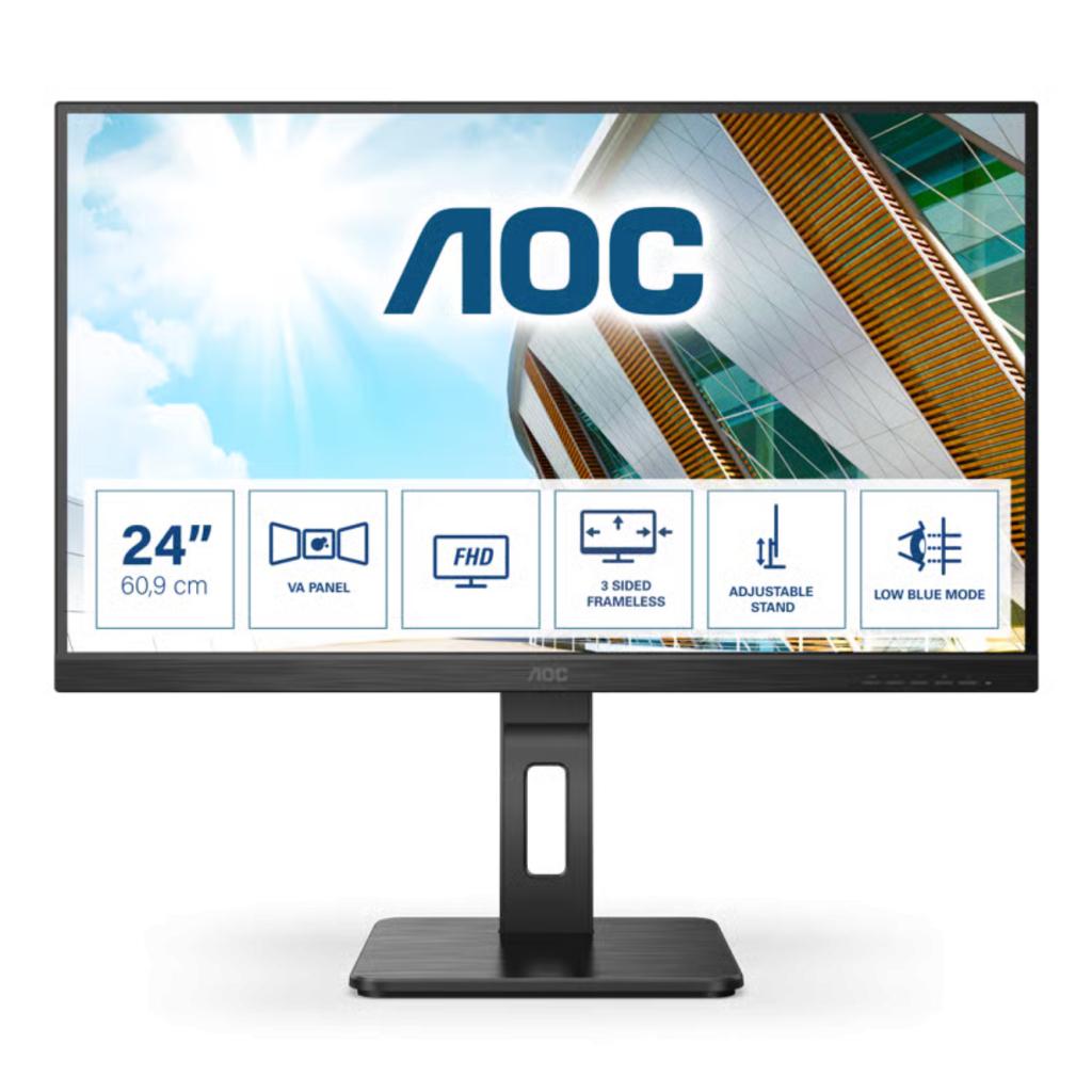 AOC  Pro-line 24P2QM - TFT LCD - 30k 86kHz - 1920x1080, Flex Ltd., Zo goed als nieuw, https://flex.com/contact-us, Nobelstraat 10, 5807 GA Oostrum