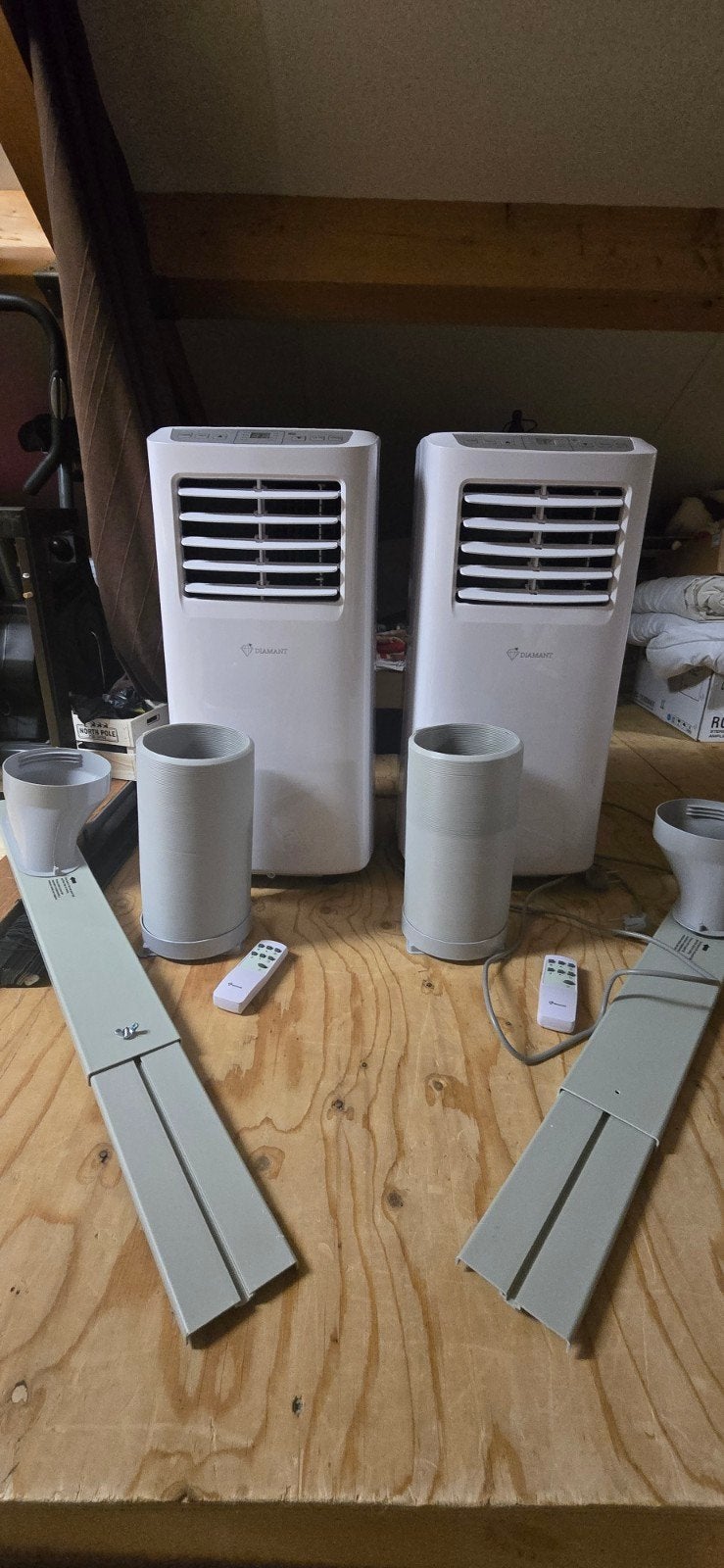 2 Diamant mobiele airco's - zo goed als nieuw, Witgoed en Apparatuur, Airco's, Ophalen