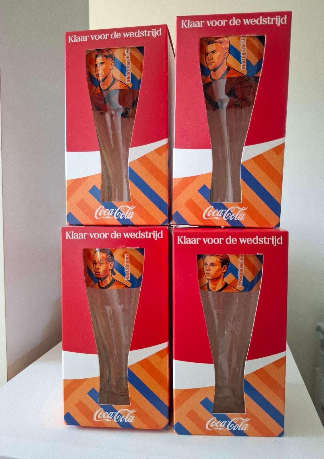wk coca cola glazen, Ophalen of Verzenden, Nieuw, Frisdrankglas