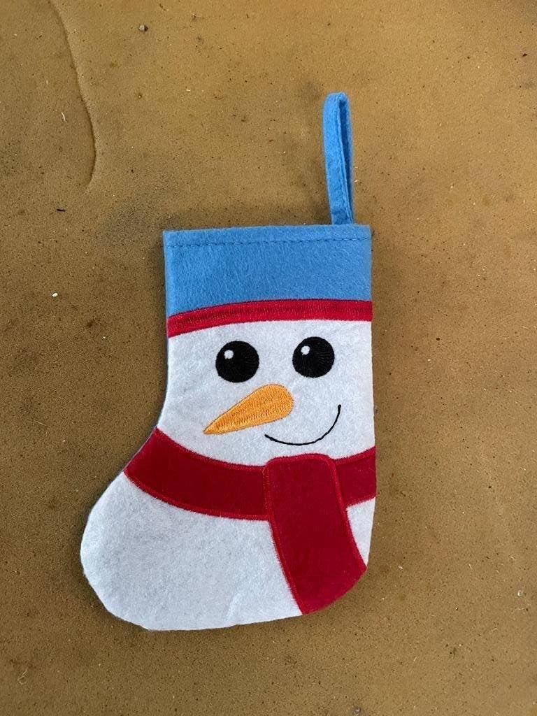kerst sneeuwman sok, Diversen, Ophalen of Verzenden, Zo goed als nieuw