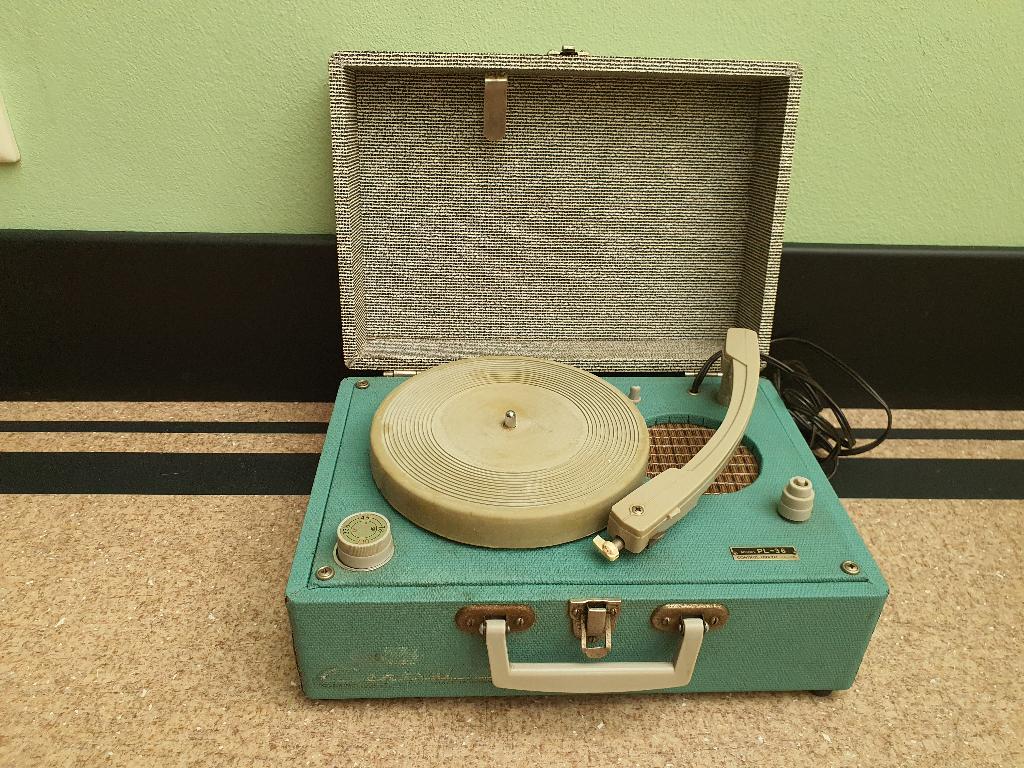 Vintage Onkyo PL-36 Koffer Platenspeler, Ophalen of Verzenden, Gebruikt, Platenspeler, Overige merken